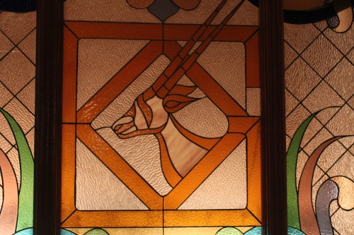 stained glass oryx